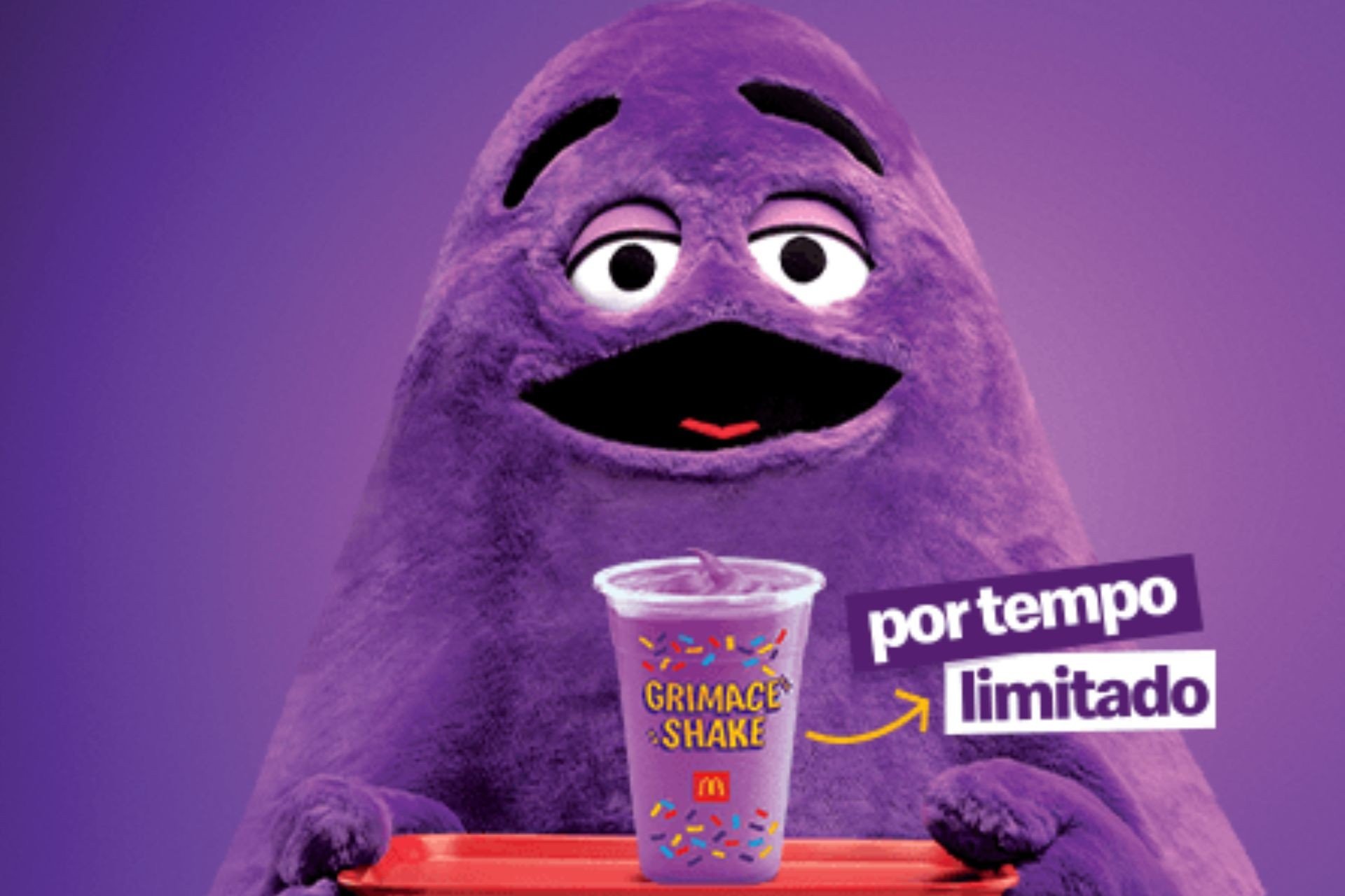 Shake Grimace chegou ao Shopping Jardins