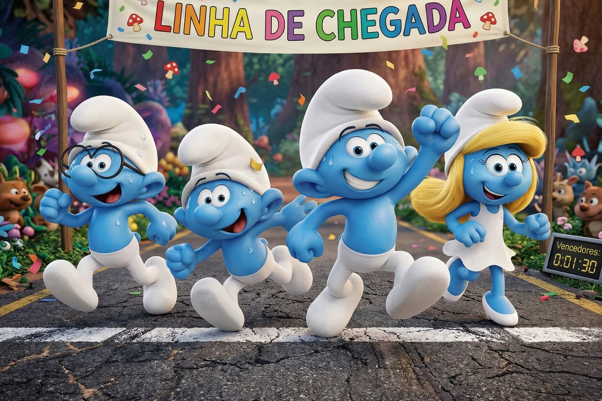 Os Smurfs Run: Conheça as categorias da corrida!